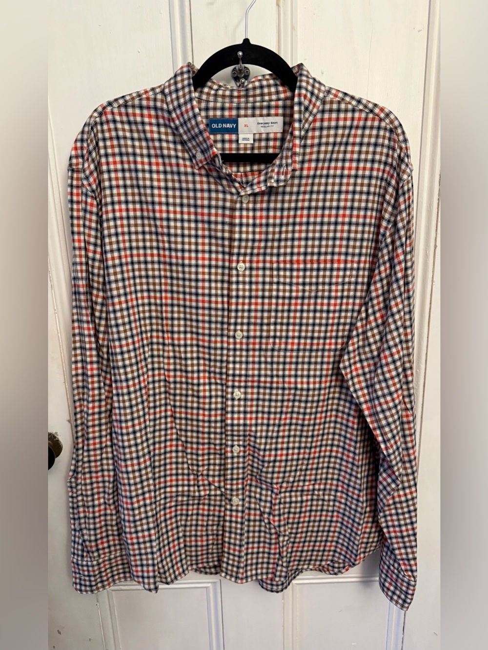 Old Navy Plaid Button Up Shirt XL NWT